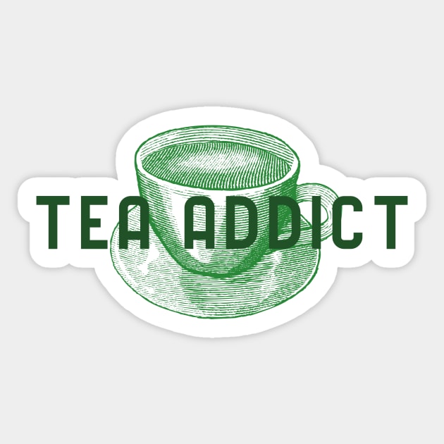 Tea Addict Sticker by Octeapus